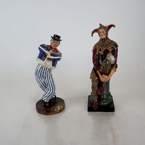 Royal Doulton: "The Jester", "The Hornpipe"