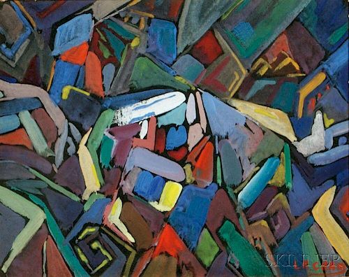 Leighton R. Cram (American, 1895-1981)      Untitled Abstraction.