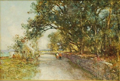 Prosper Louis Senat (American, 1852-1925)      A Bermuda Road