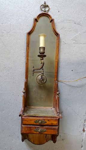 FRUITWOOD 2 DRAWER SCONCE