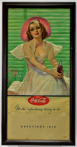 Bradshaw Crandell Coca Cola Advertising Calendar
