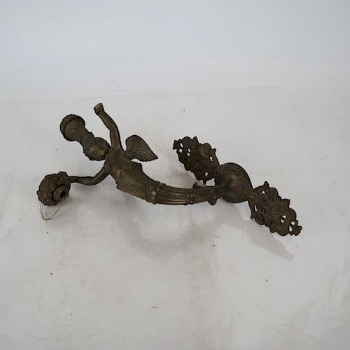 Classical Bronze Figural Sconce