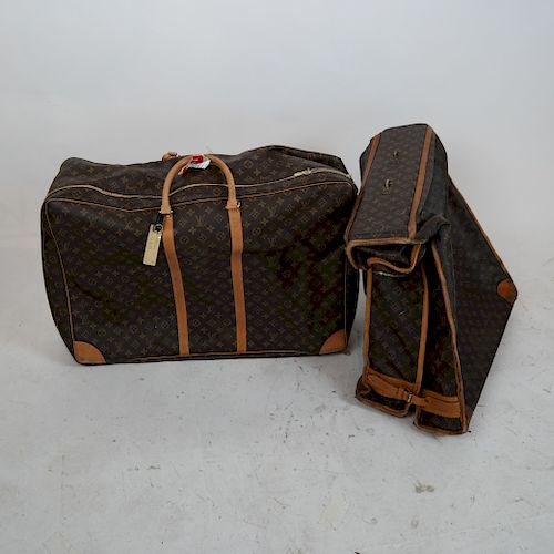 Louis Vuitton Garment Bag & Suitcase