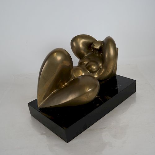 Frank PIAZZOLA: Abstract Female Nude Sculpture