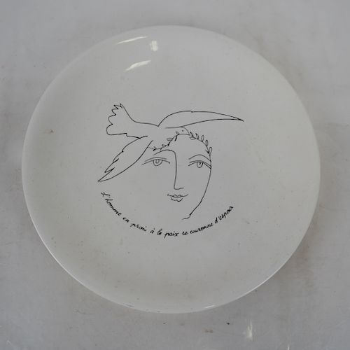 Paul Lard for Picasso Porcelain Plate
