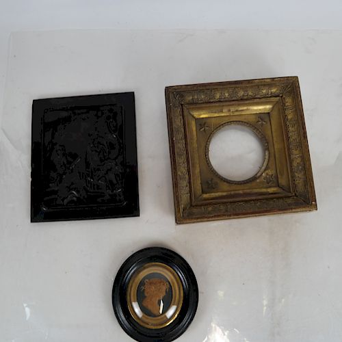 Two Frames & Chinese Relief Panel