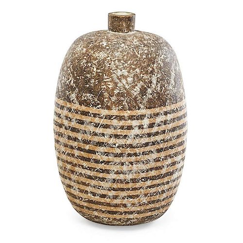 CLAUDE CONOVER Large glazed ceramic vase, "Ablil"