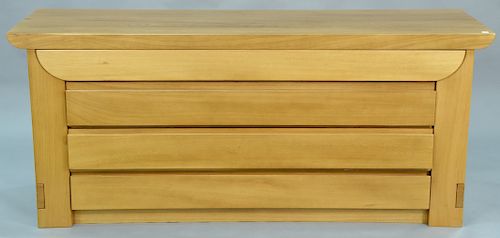 Roche Bobois contemporary four drawer chest. ht. 30 in., wd. 71 in.