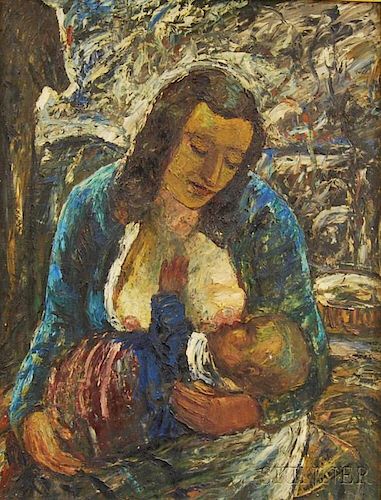Nandor Vagh Weinmann (Hungarian, 1897-1978)      Maternité