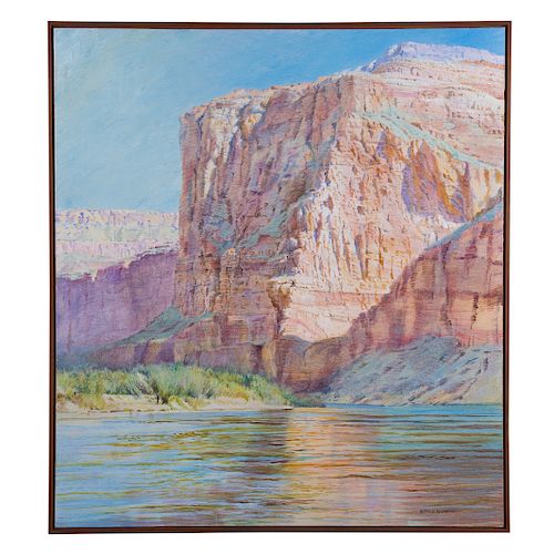 Merrill Mahaffey. "Sunlit Butte", Marble Canyon, AZ