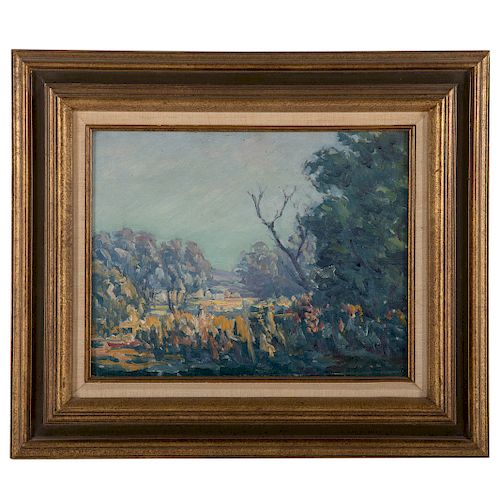 American School, 20th c. Impressionist Landscape
