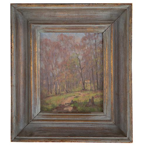 American Impressionist, 19th c. Grove of Trees
