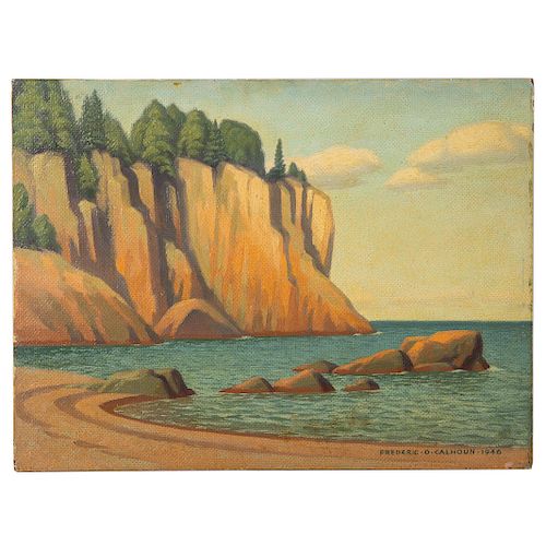 Frederic D. Calhoun. Seaside Cliffs