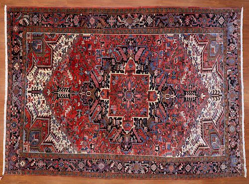Mehrevan Heriz Rug, Persia, 7.11 x10.11