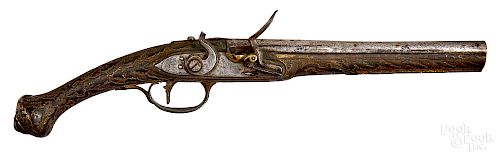 Turkish flintlock pistol