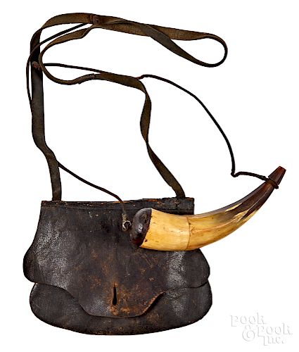 Leather hunting bag