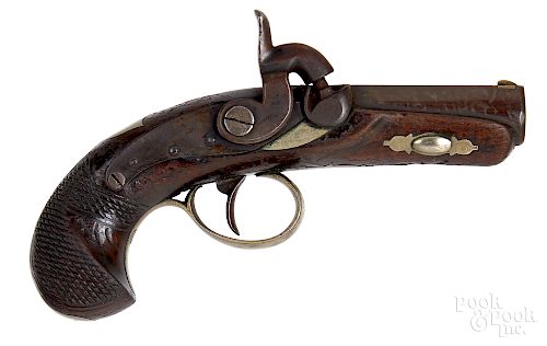 Unmarked Deringer style percussion pistol
