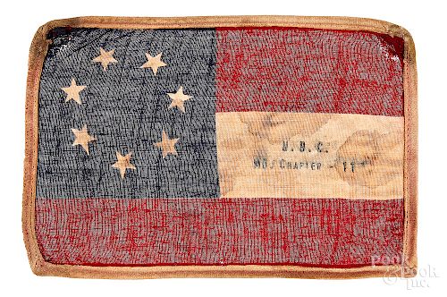 Scarce U.D.C. Civil War souvenir flag