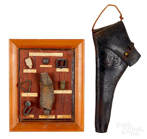 US leather Colt or Schofield holster, etc.