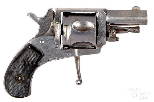 Belgian pin fire revolver