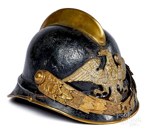 European leather helmet