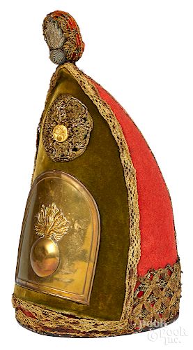 Prussian Grenadier mitre helmet