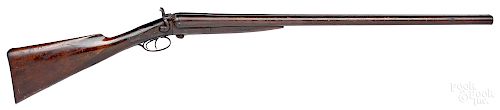 William Moore side by side percussion shotgun
