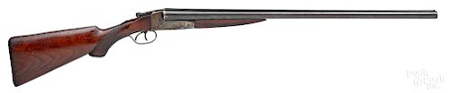 Ithaca double barrel hammerless shotgun