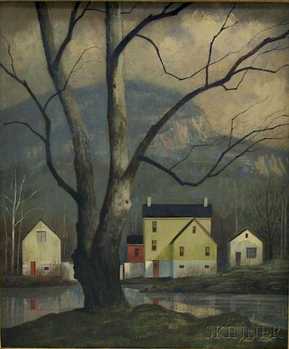 Paul F. Riba (American, 1912-1977)    Miller's Mill
