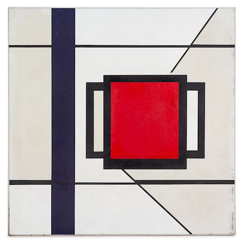 John Cannon
(American, b. 1942)
Metric Composition in Red #5,, 1964