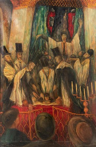 Fred Rappaport
(American, 1912-1989)
Bar Mitzvah, 1954