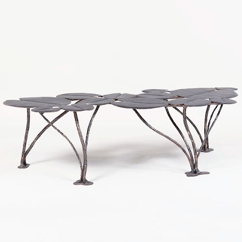 Bronze Lily Pad Low Table, of Recent Manufacture