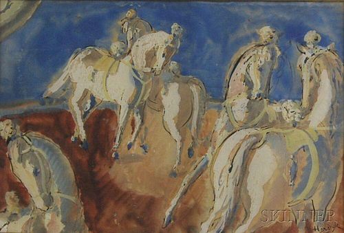 Gerard Hordyk (Dutch, 1899-1958)      Circus Horses.