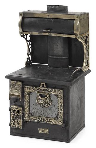 Belleville Stove Works cast iron, nickel, and tin