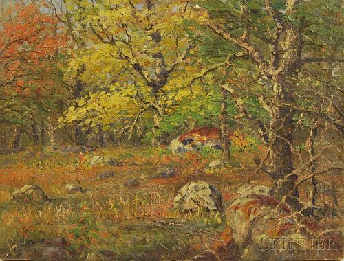 Theodore Victor Carl Valenkamph (American, 1868-1924)      Autumn Landscape.