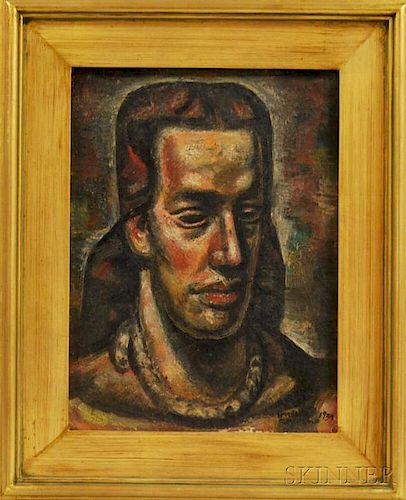 Umberto Romano (American, 1905-1984)      Portrait Head.