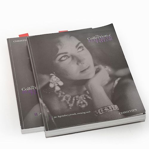 2 VOLUMES, CHRISTIE'S COLLECTION OF ELIZABETH TAYLOR