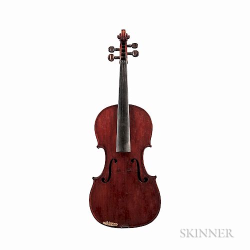 English Violin, James Packham, Croydon, 1885