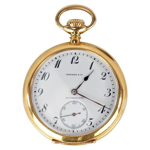 Tiffany & Co. Open Faced Pocket Watch by Agassiz & Co.