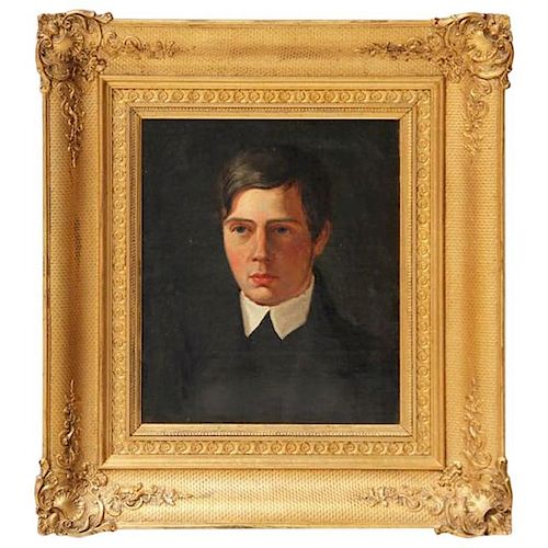 Portrait of a Young Man, Danish School, Late 19th Century