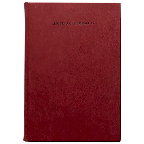 Signed Robert Mapplethorpe a Season in Hell by Arthur Rimbaud First Edition 1986