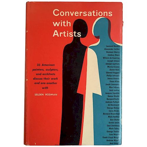 Selden Rodman ‰ÛÒ Conversations with Artists First Edition, 1957 'Scarce'