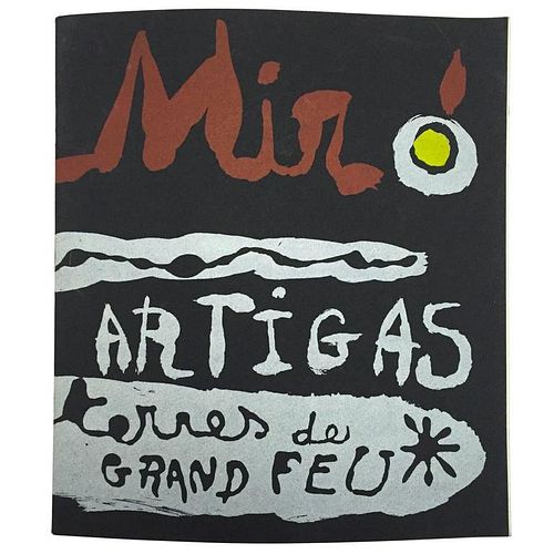 "Miroí Artigas Terres De Grand Feu" Catalogue - 1956