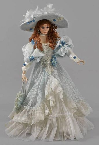 Contemporary limited edition doll made by Rustie,