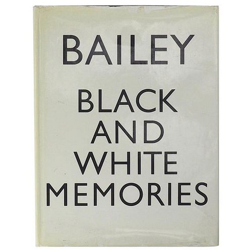 David Bailey, Black and White Memories 1st edition 1983