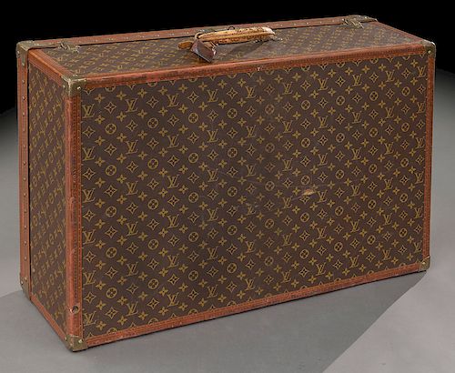 Vintage Louis Vuitton Alzer hard sided suitcase,