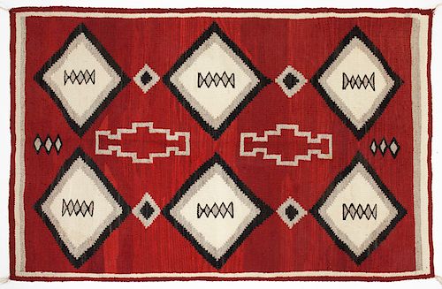Navajo wool rug,