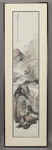 Lin Shu watercolor on rice paper,