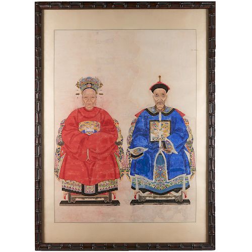 Chinese School, Imperial ancestral portrait