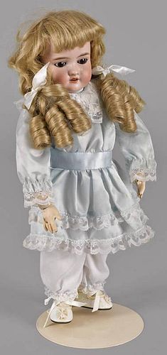 Armand Marseille bisque head doll, inscribed 390